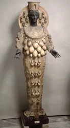 Artemis von Ephesus (Bronze und Alabaster)